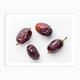 Dates On White Background 1 Art Print