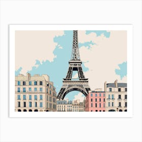 Paris Eiffel Tower 1 Art Print