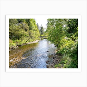 River Eachaig, Argyll, Scotland Art Print