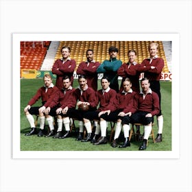 Liverpool Football Squad, 1992 Art Print