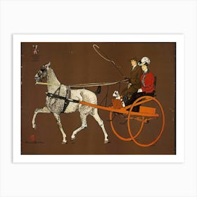 Couple In A Carriage, Edward Penfield Art Print