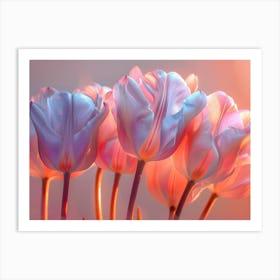 Tulips artwork 004 Art Print