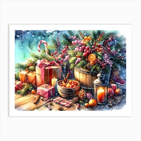 Christmas Gifts Art Print