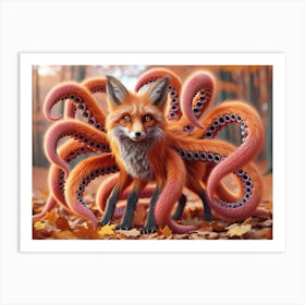 Octofox Art Print