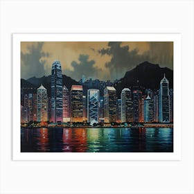  Hong Kong City 1 Art Print