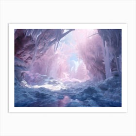 Ice Cave Art Print