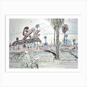 Gamba de Barcelona Art Print