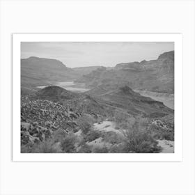 Scene From The Apache Trail Between Globe And Phoenix, Arizona By Russell Lee Art Print