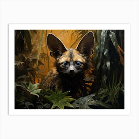 Bat Eared Fox 1 Art Print