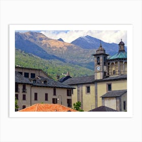 Church In The Mountains Art Print