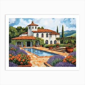 Spanish Winery 15 Art Print