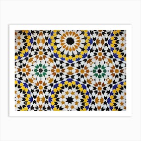 Moroccan Tile 1 Art Print