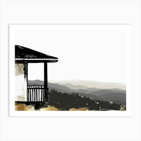 House In The Mountains 7 Art Print