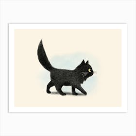 Creeping Cat Art Print