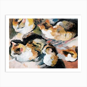 Cat Family Art Print