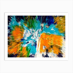 Acrylic Extruded Painting 208 Art Print