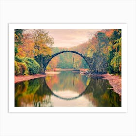 Bridge Over The River Art Print