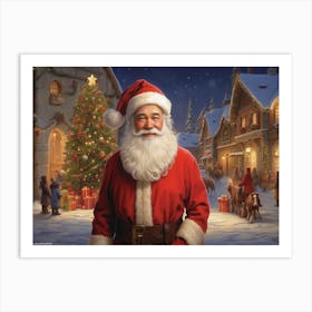 Santa Claus 2 1 Art Print