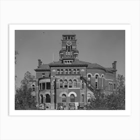 Courthouse, Gonzales, Texas By Russell Lee Art Print