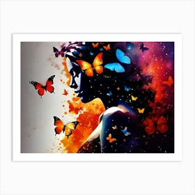 Butterfly Painting 79 Art Print