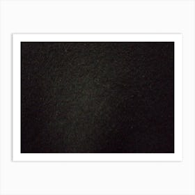 Black carbon, fabric background Art Print