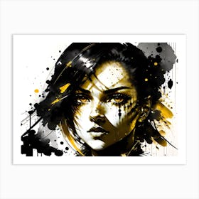 Splatter Painting Art Print