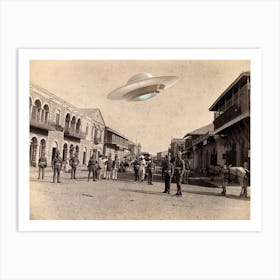 Ufo vintage Art Print