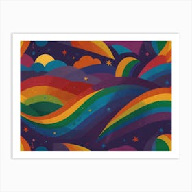 Rainbows In The Sky Art Print