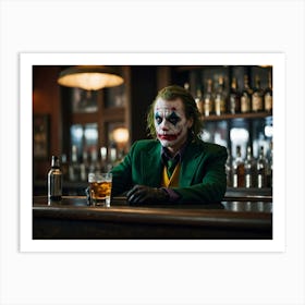 Joker At The Bar 4 Art Print