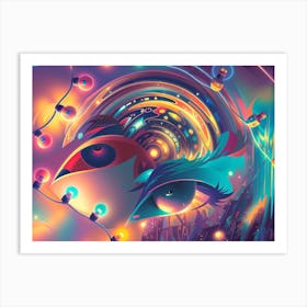 Psychedelic Art 45 Art Print