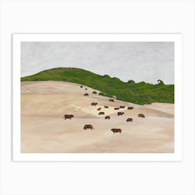 Beef Free Art Print