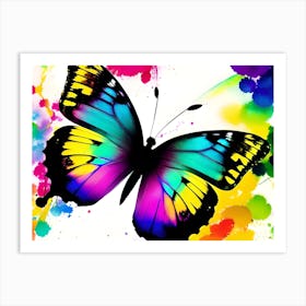 Colorful Butterfly 11 Art Print