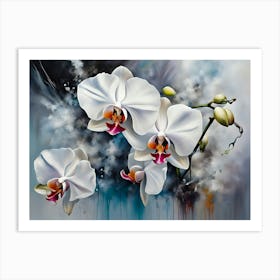 Orchids - Ai Art Print