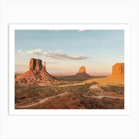 Monument Valley Sunset Art Print