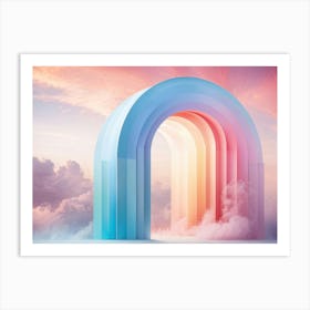 Rainbow Arch Art Print