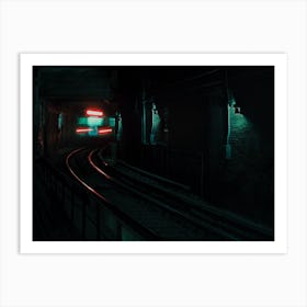 Missed the Train Art Print