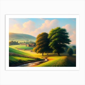 Landscape Painting 184 Art Print