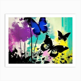 Butterfly Painting 95 Art Print