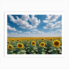 Sunflower Field Art Print