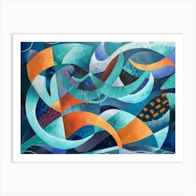 Abstract Painting 1000 Art Print