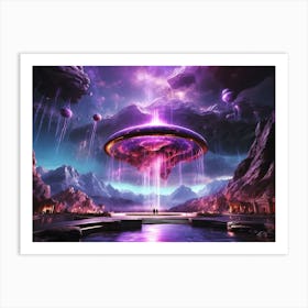 Visitor Art Print