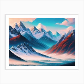 Mountain Landscape 36 Art Print