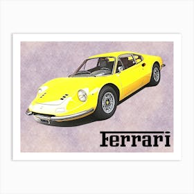 Ferrari Dino 246 GT Art Print