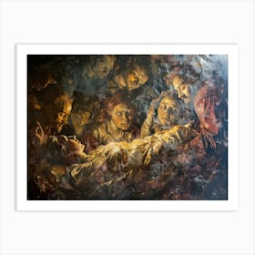 Contemporary Artwork Inspired By Tintoretto 1 Art Print