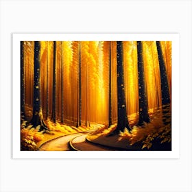 Forest Path 8 Art Print