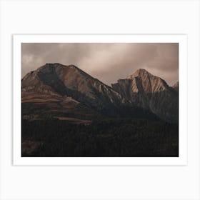 Forested Mountains Art Print