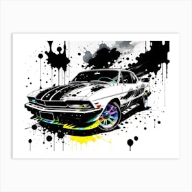 Car Painting 3 Art Print