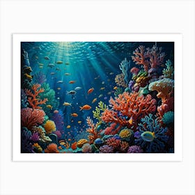 Coral Reef 6 Art Print