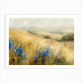 Bluebonnets 1 Art Print