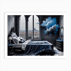 Cloudy Room Art Print